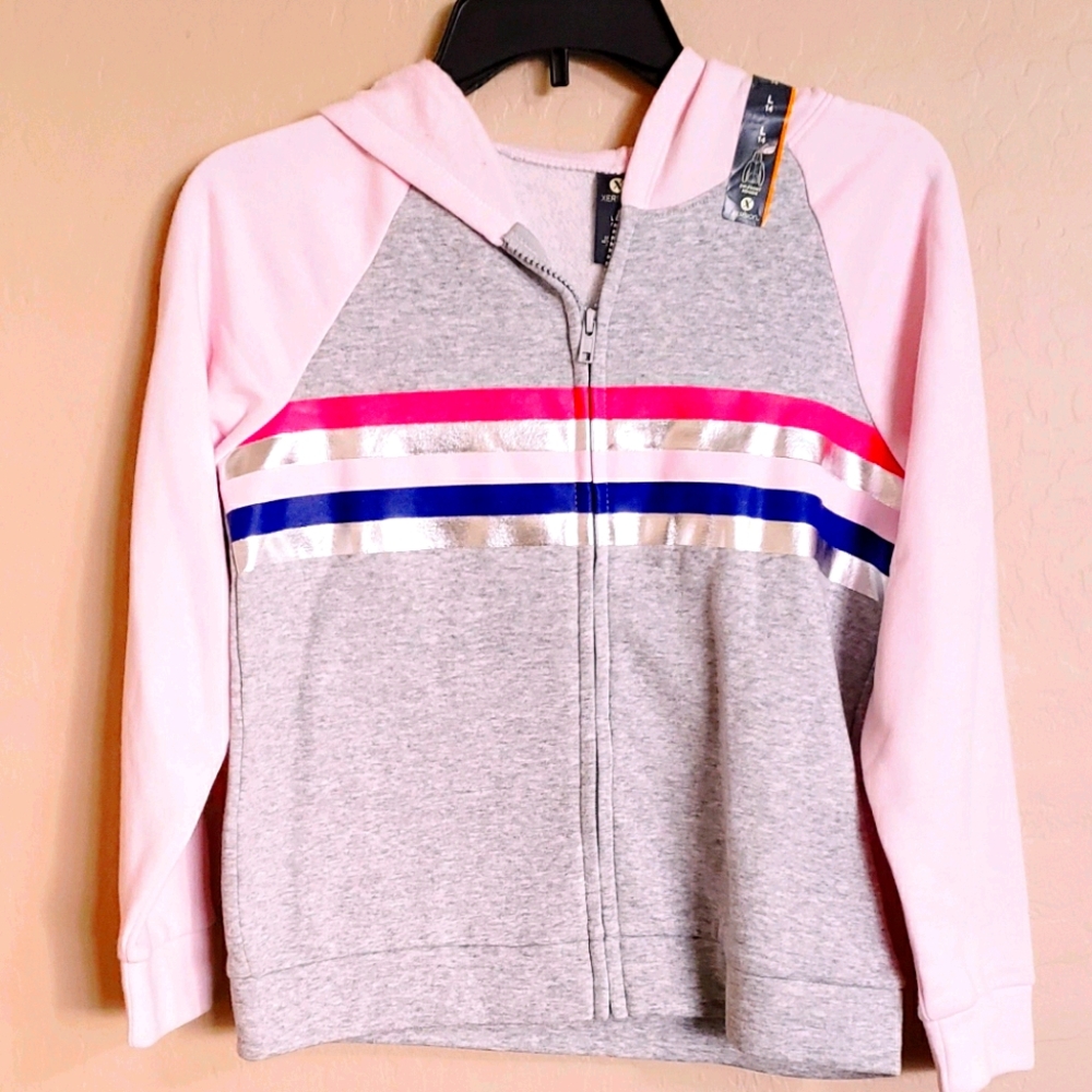 sweater  zip-front
